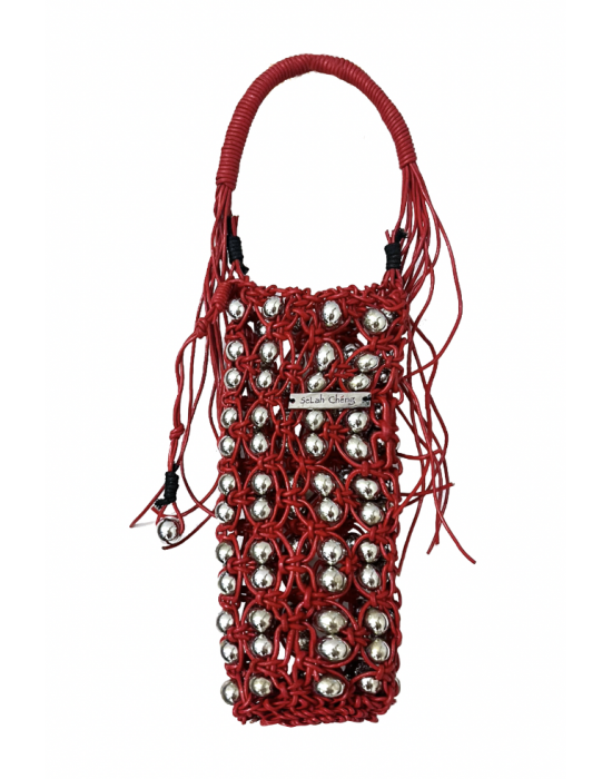 Woven Beaded handbag