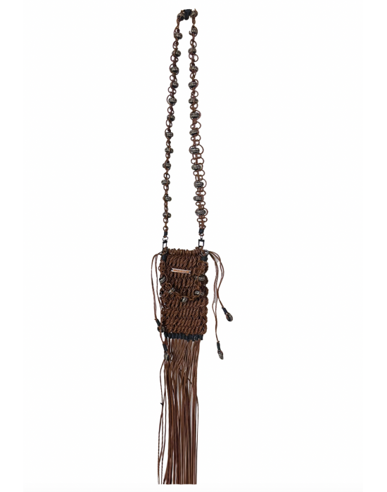 Fringe Beaded Handbag