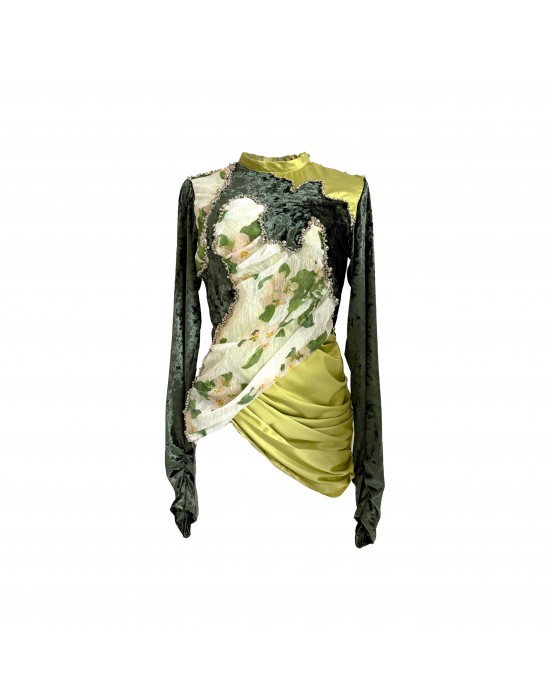Velvet Radiance Blouse
